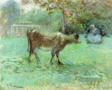  Herd Kunst - der Kuhhirte Camille Pissarro